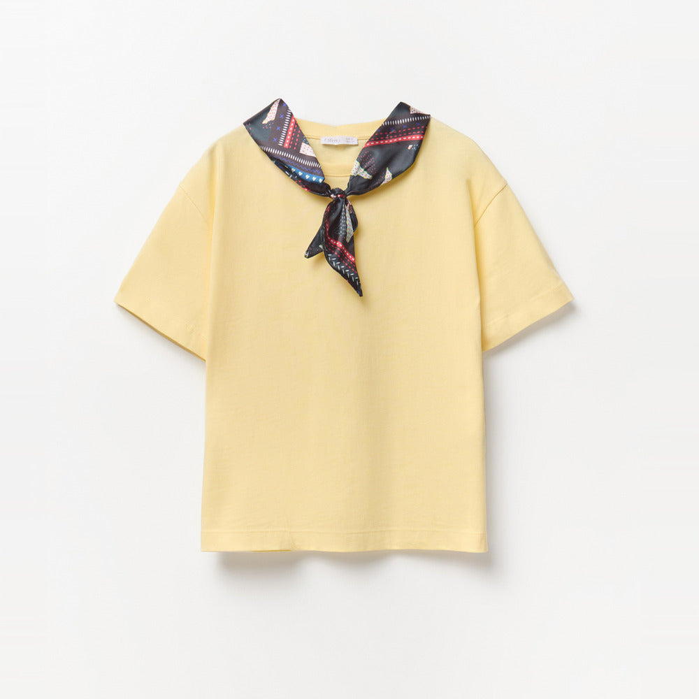 Sfera | Camiseta con Pañuelo de Adorno para Dama