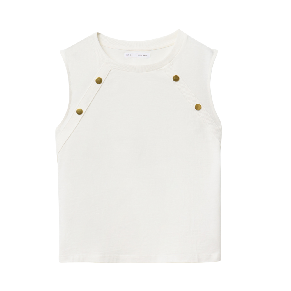 Sfera | Camiseta Tirantes Lisa para Dama