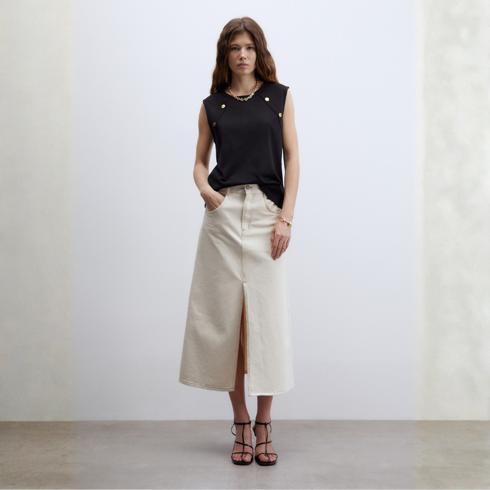 Sfera | Camiseta Tirantes Lisa para Dama