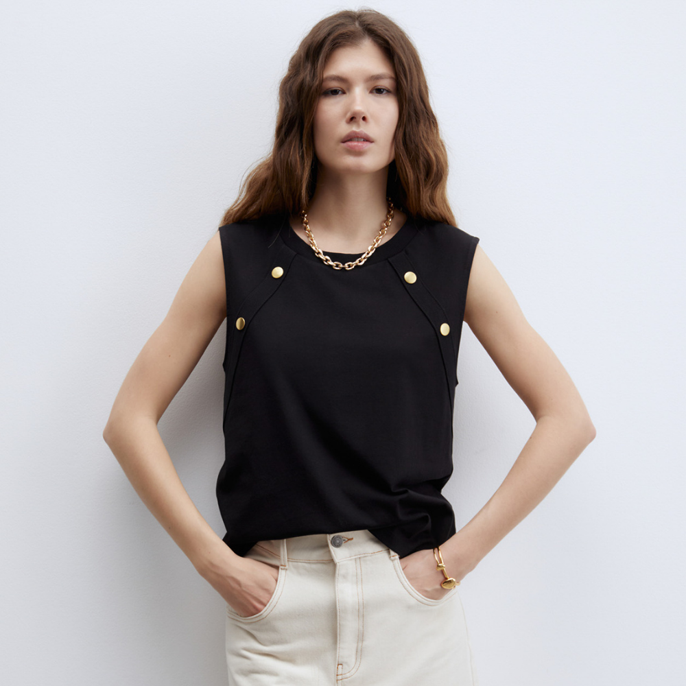 Sfera | Camiseta Tirantes Lisa para Dama
