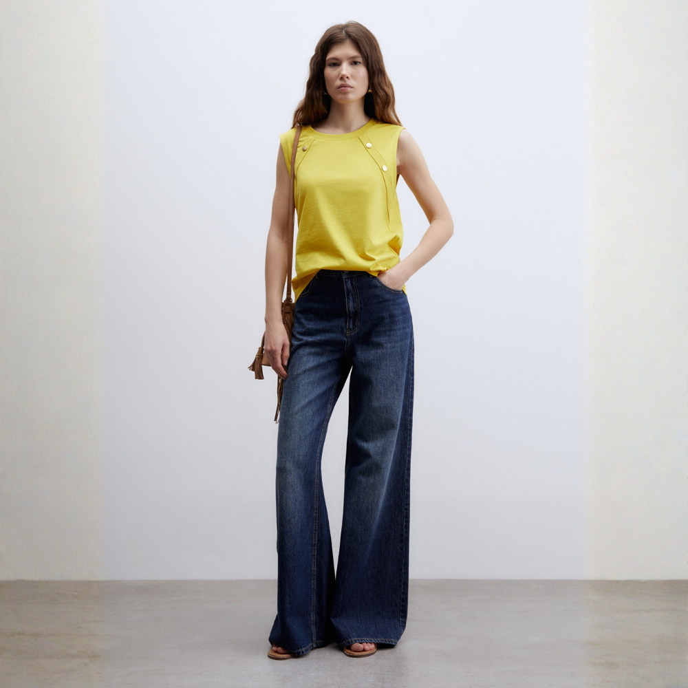 Sfera | Camiseta Tirantes Lisa para Dama