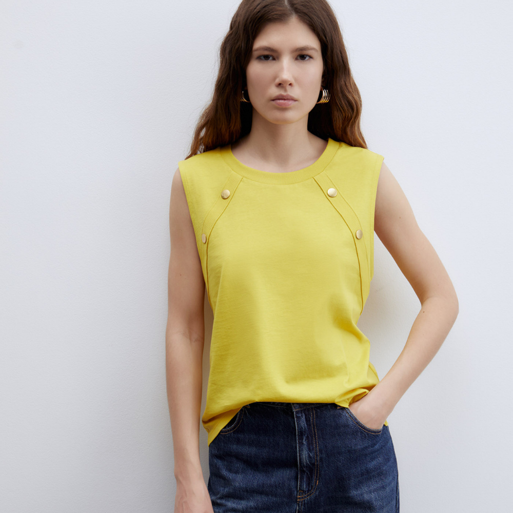 Sfera | Camiseta Tirantes Lisa para Dama