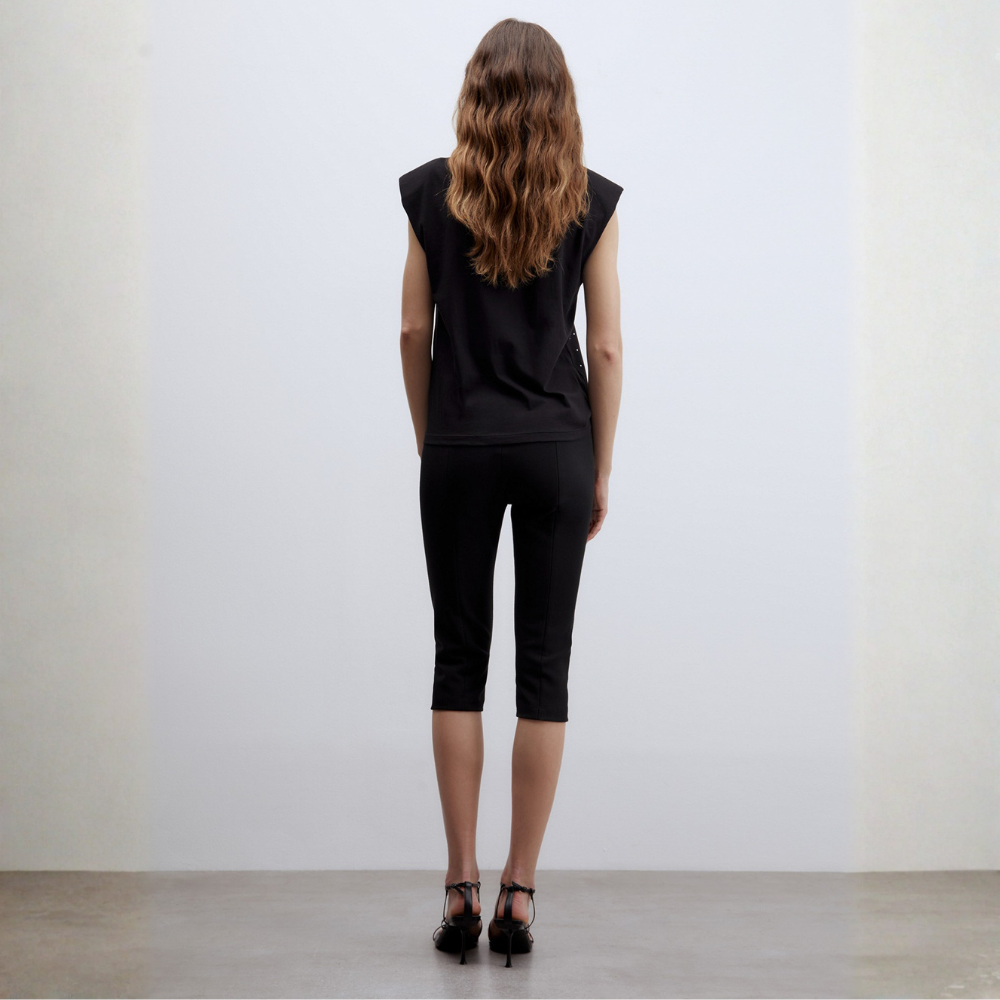 Sfera | Camiseta Hombrera Brillos para Dama