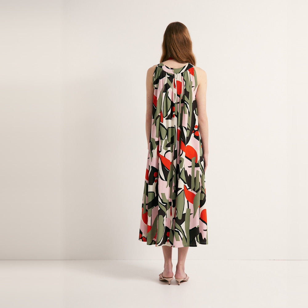 Sfera | Vestido Evasé Estampado para Dama