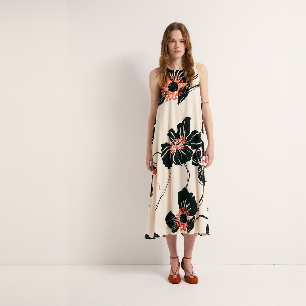 Sfera | Vestido Evasé Estampado para Dama