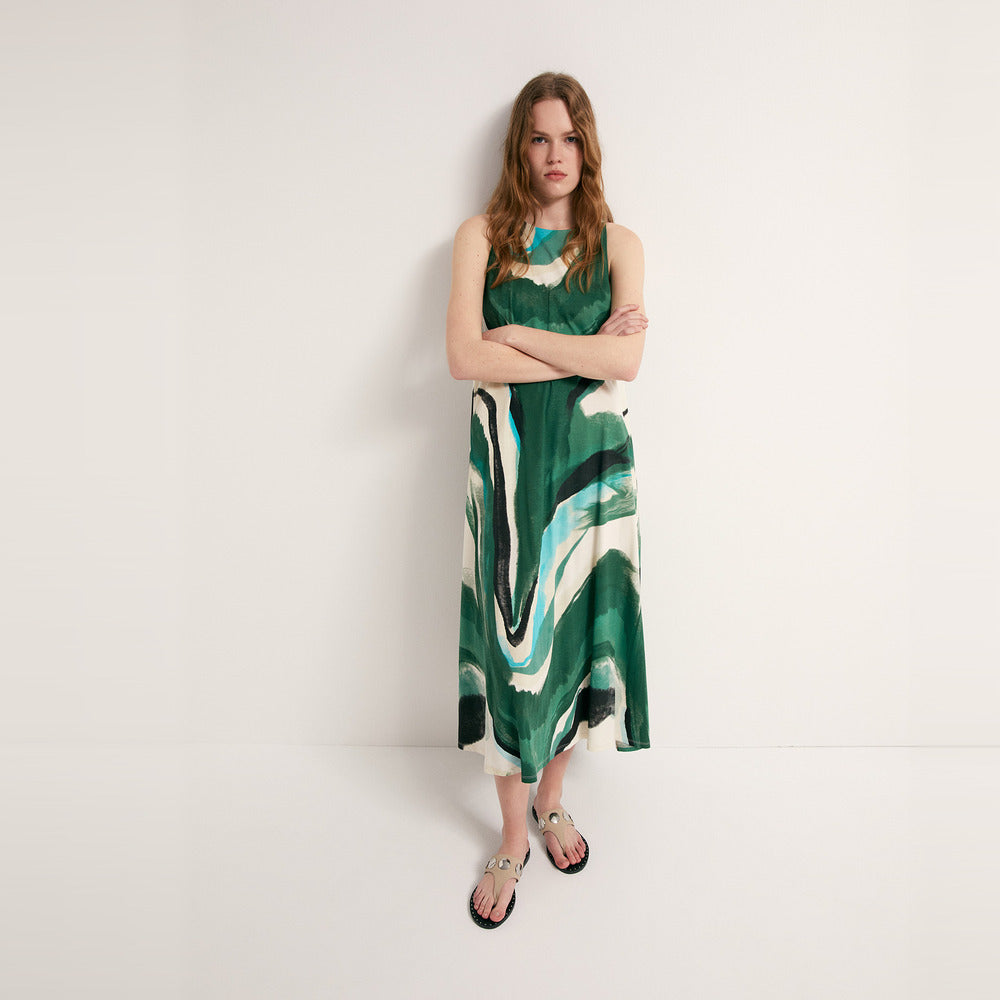 Sfera | Vestido Evasé Estampado para Dama
