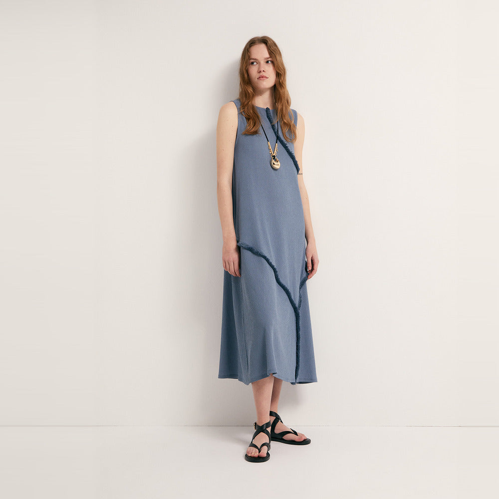 Sfera | Vestido con Fleco de Adorno para Dama