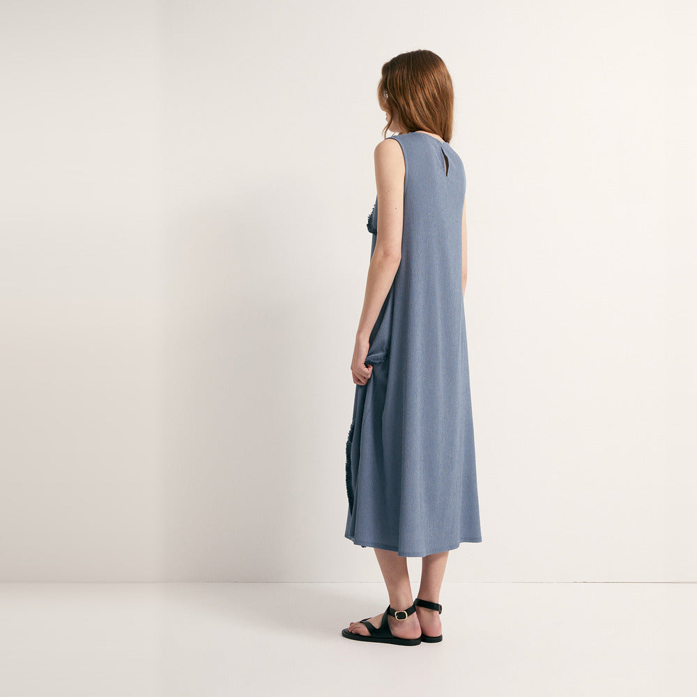 Sfera | Vestido con Fleco de Adorno para Dama