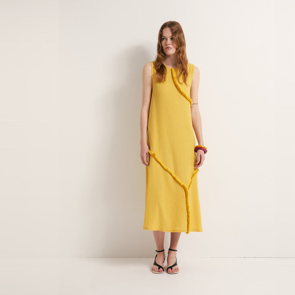 Sfera | Vestido con Fleco de Adorno para Dama