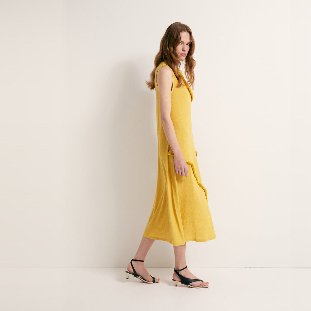 Sfera | Vestido con Fleco de Adorno para Dama