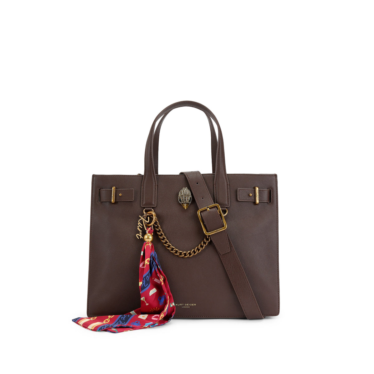Kurt Geiger | Bolso Tote Sloane de Piel Marrón