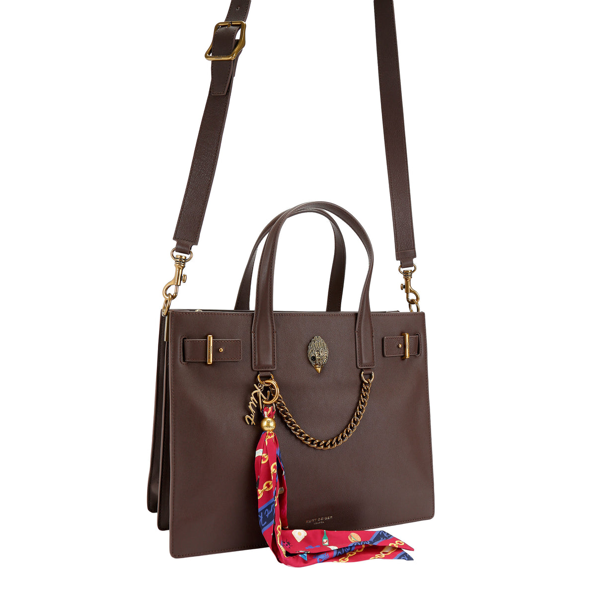 Kurt Geiger | Bolso Tote Sloane de Piel Marrón