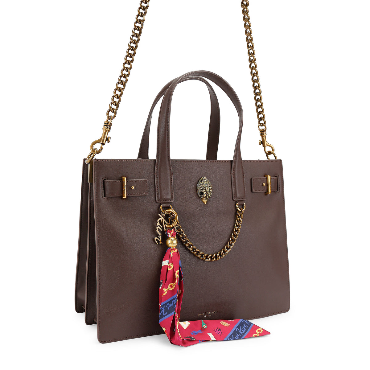 Kurt Geiger | Bolso Tote Sloane de Piel Marrón