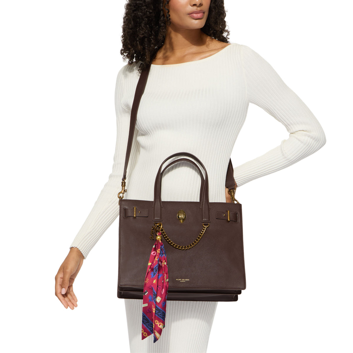 Kurt Geiger | Bolso Tote Sloane de Piel Marrón