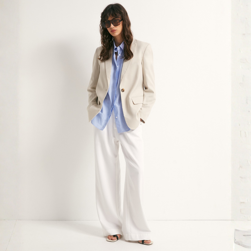 Sfera | Blazer con Efecto en lino para Dama