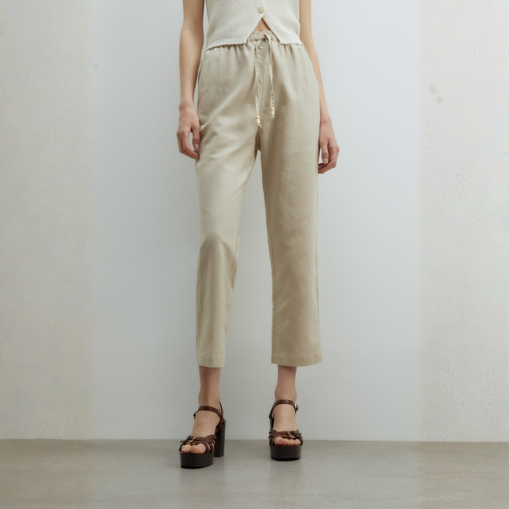 Sfera | Pantalón Recto Lino para Dama