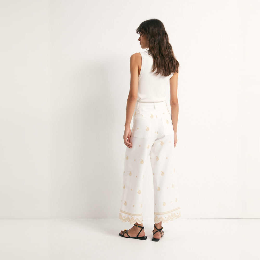 Sfera | Pantalón con Bordados para Dama