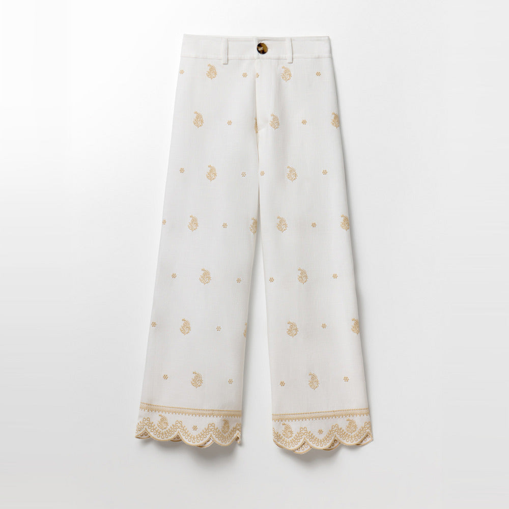 Sfera | Pantalón con Bordados para Dama