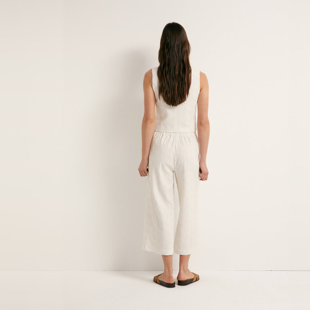 Sfera | pantalones de Lino Bordados para Dama