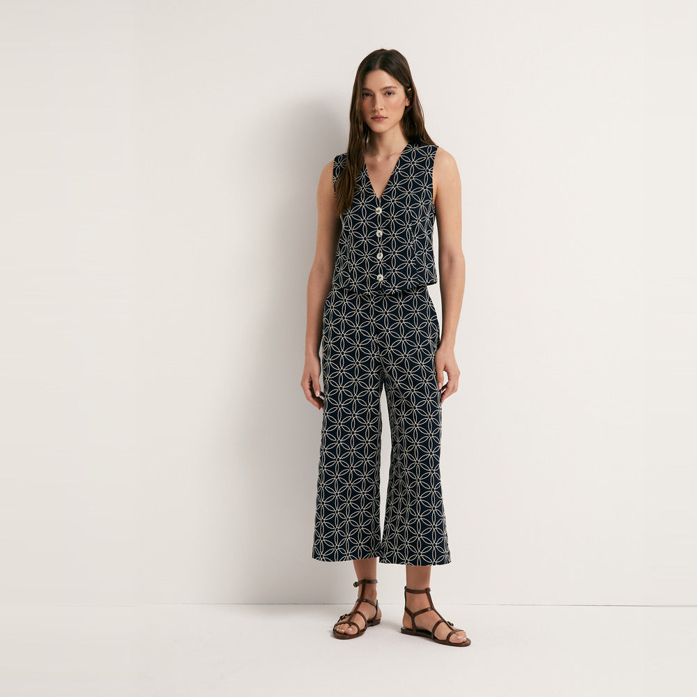 Sfera | pantalones de Lino Bordados para Dama