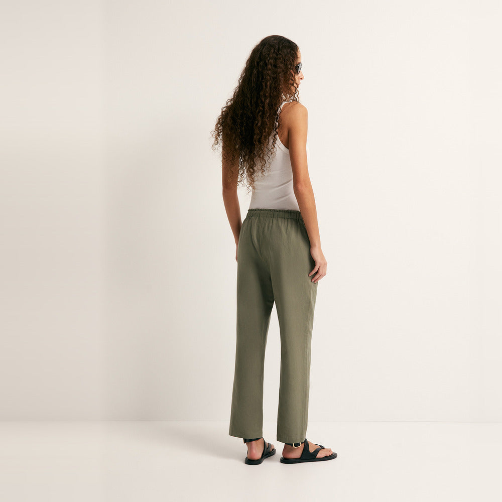 Sfera | Pantalones Rectos de Lino para Dama