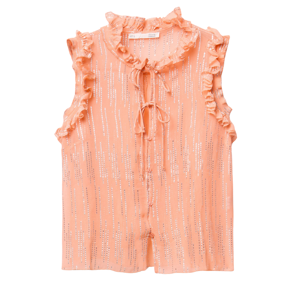 Sfera  |  Blusa Volante Lurex para Dama