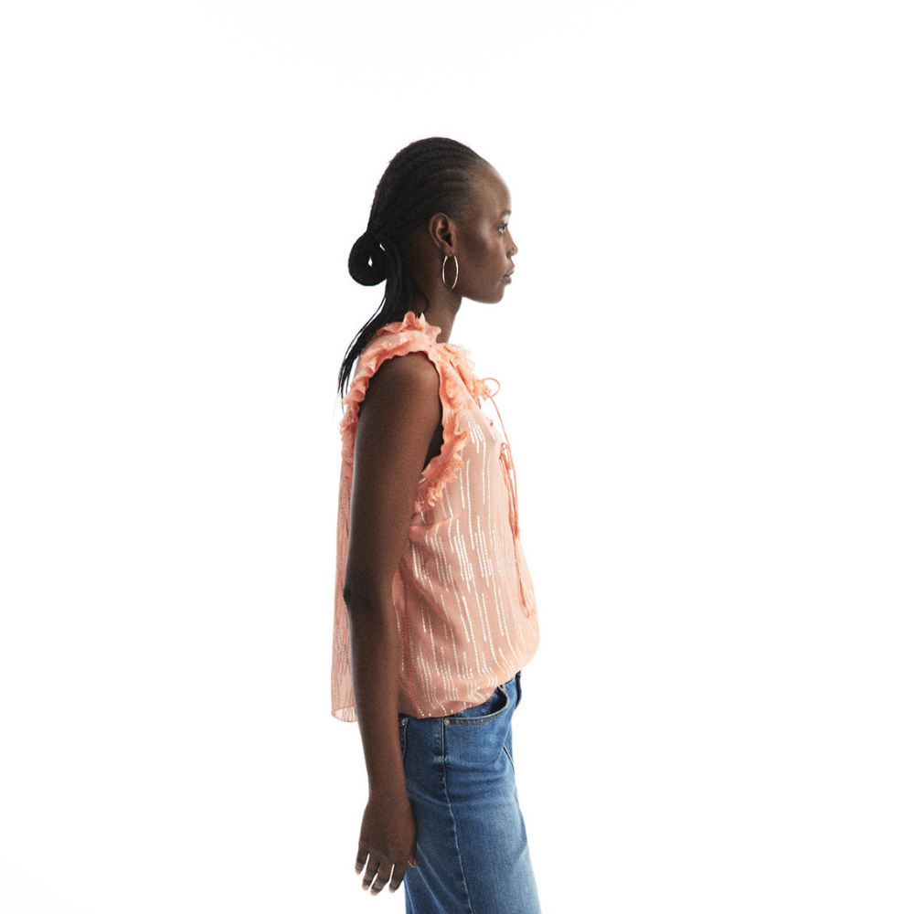 Sfera  |  Blusa Volante Lurex para Dama