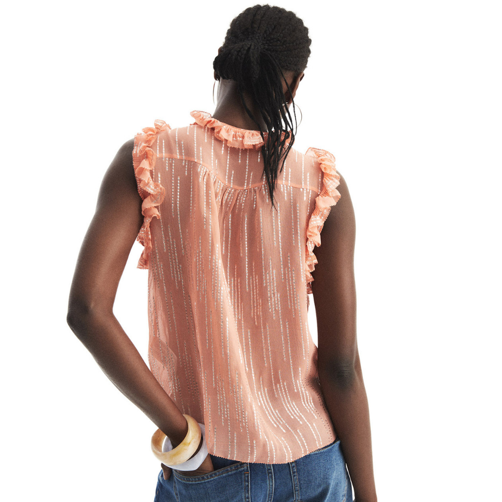 Sfera  |  Blusa Volante Lurex para Dama