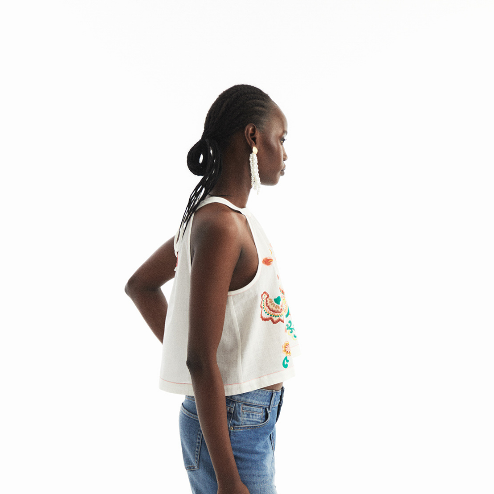 Sfera | Top Estampado Lazada para Dama