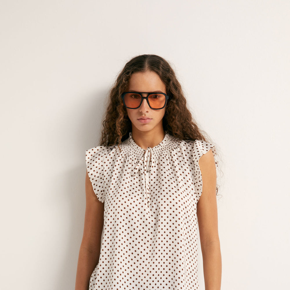 Sfera | Top Fluido con Estampado para Dama
