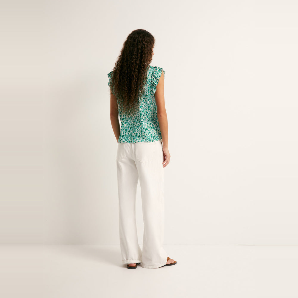 Sfera | Top Fluido con Estampado para Dama
