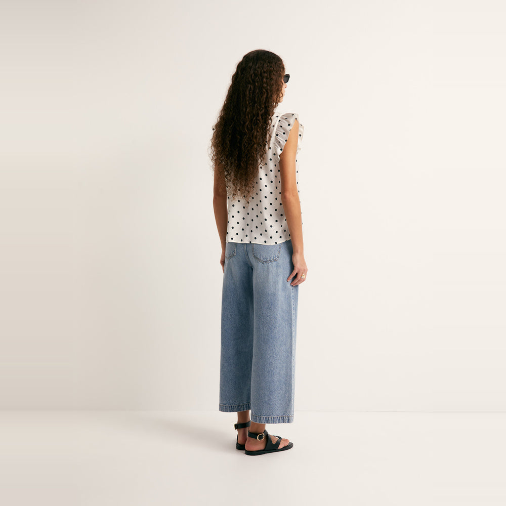 Sfera | Top Fluido con Estampado para Dama