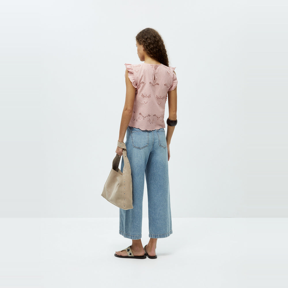 Sfera | Blusa de Volantes Bordados para Dama