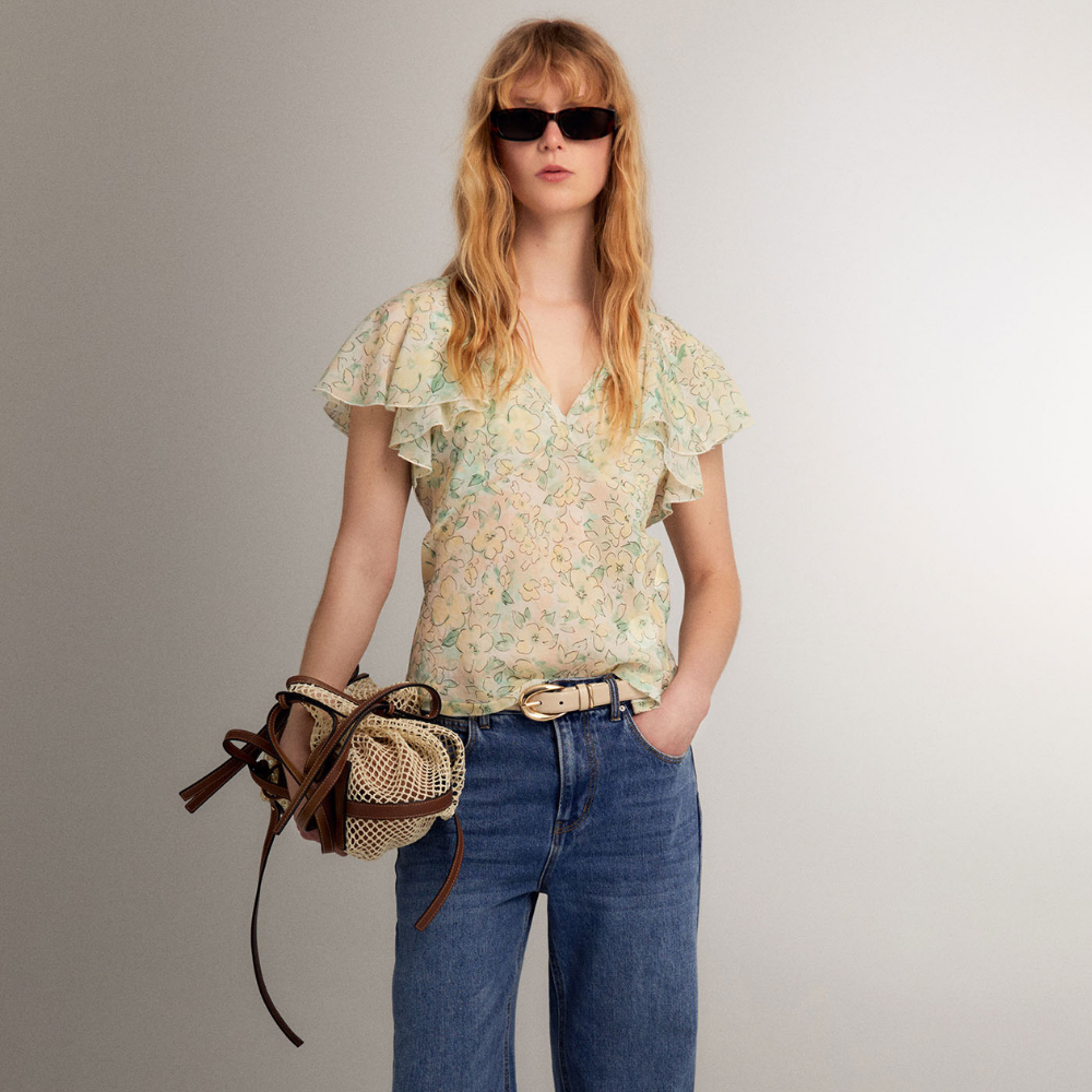Sfera | Blusa Estampada Flores para Dama