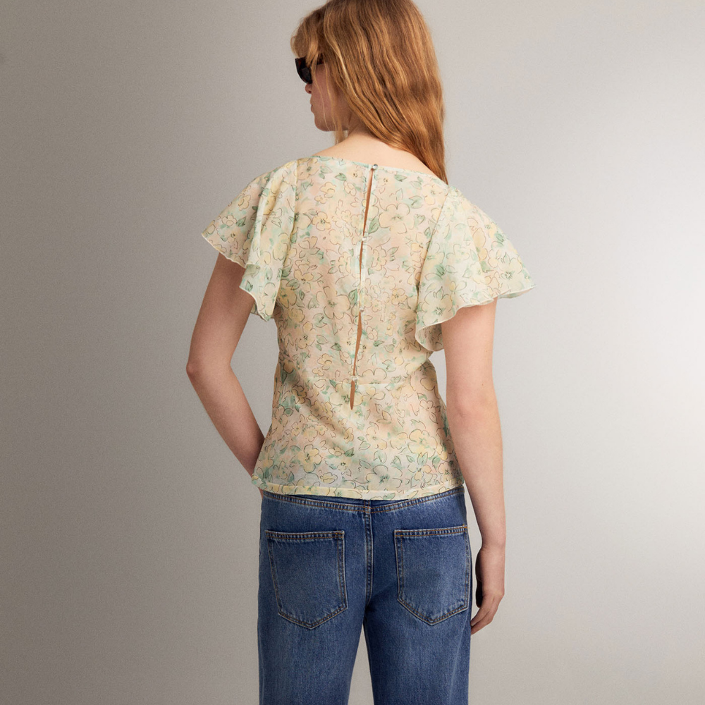 Sfera | Blusa Estampada Flores para Dama