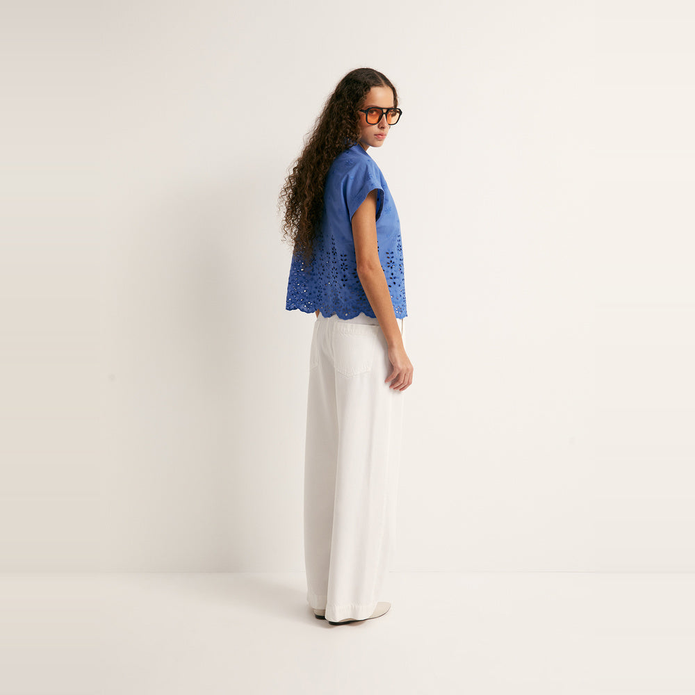 Sfera | Camisa Troquelada para Dama