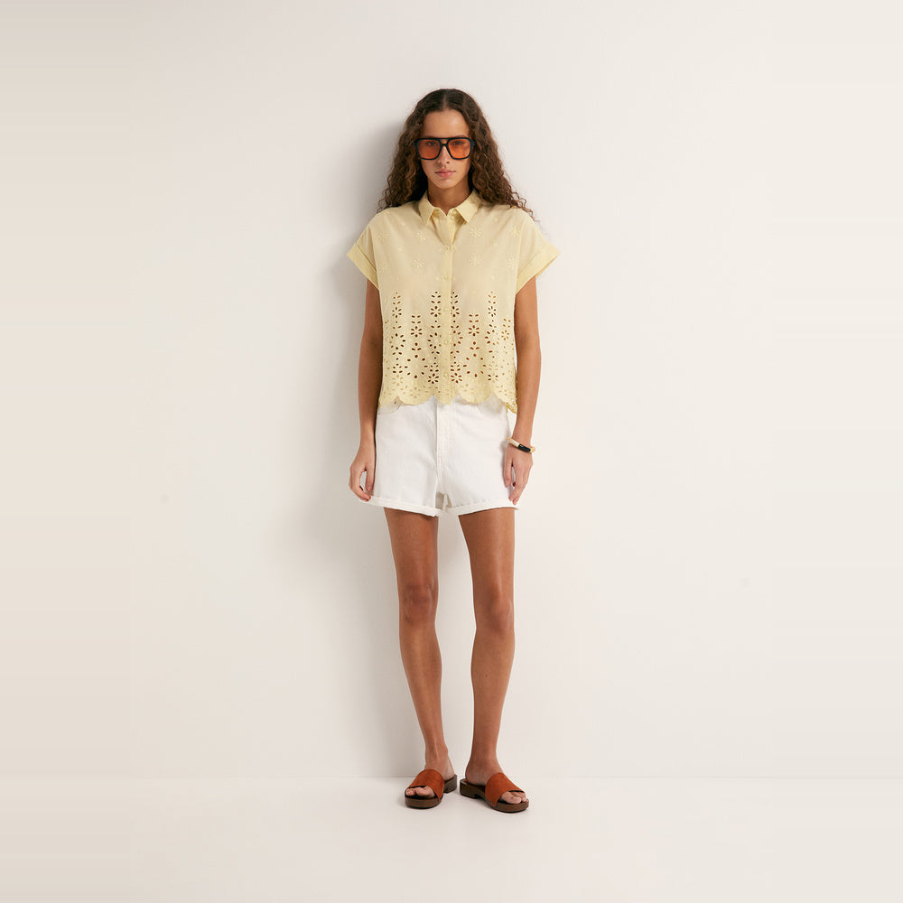 Sfera | Camisa Troquelada para Dama
