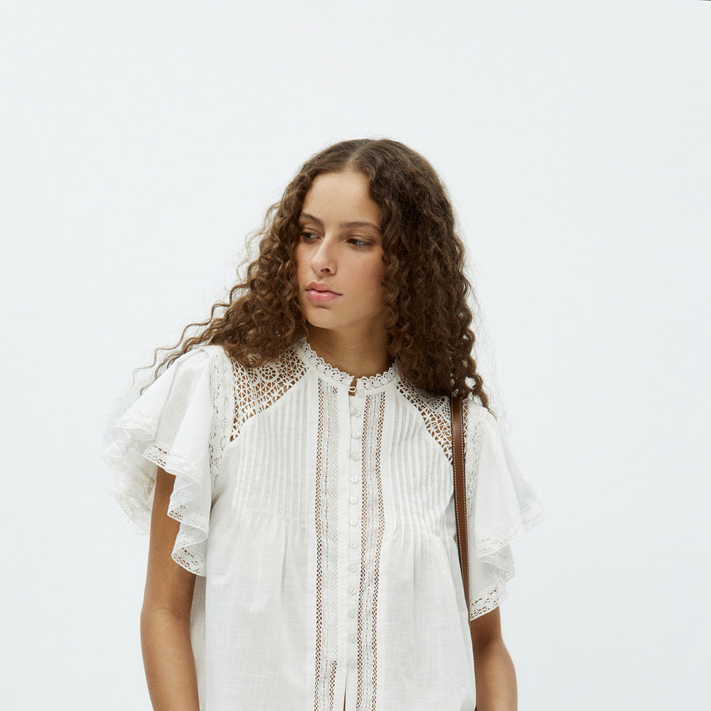 Sfera | Blusa Romántica de Encaje para Dama