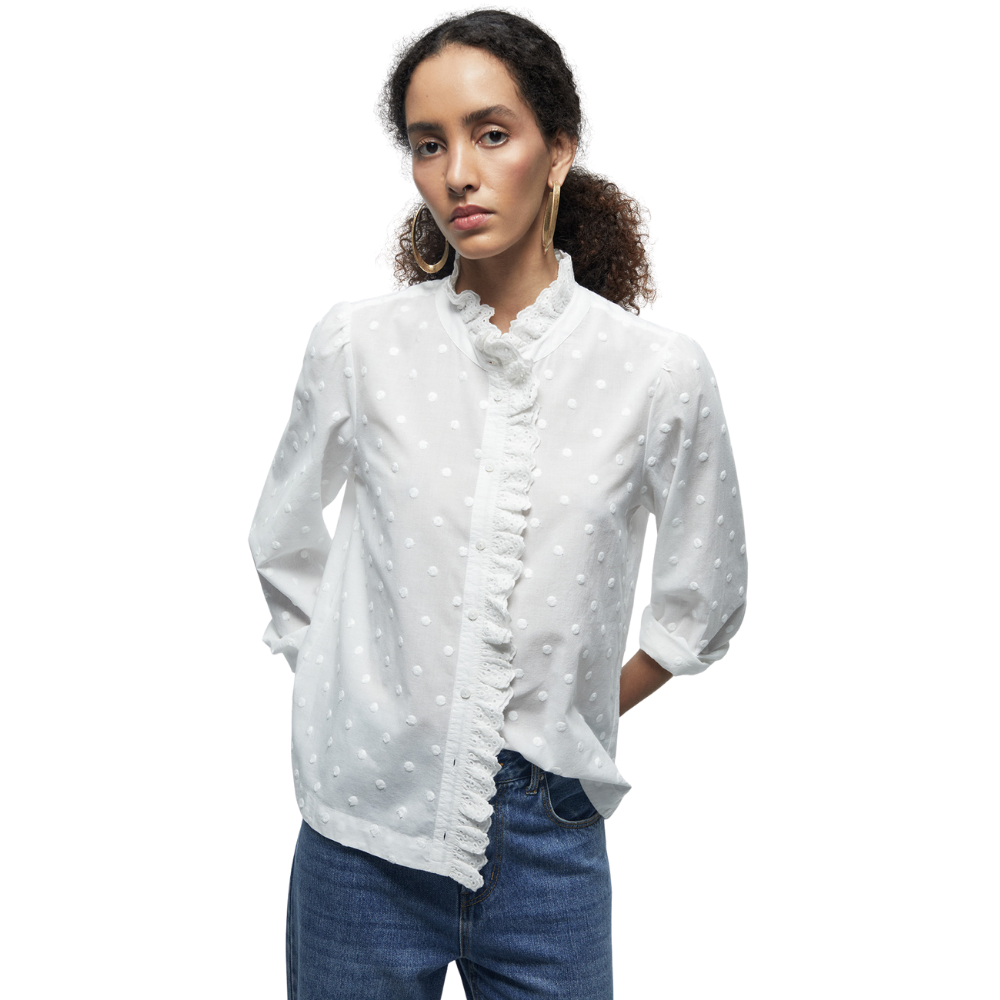 Sfera | Blusa Romántica Algodón para Dama