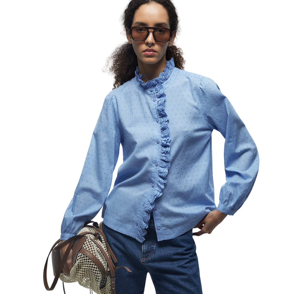 Sfera | Blusa Romántica Algodón para Dama