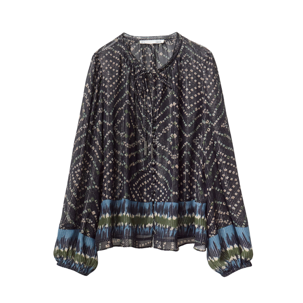 Sfera | Blusa Estampada Lurex para Dama