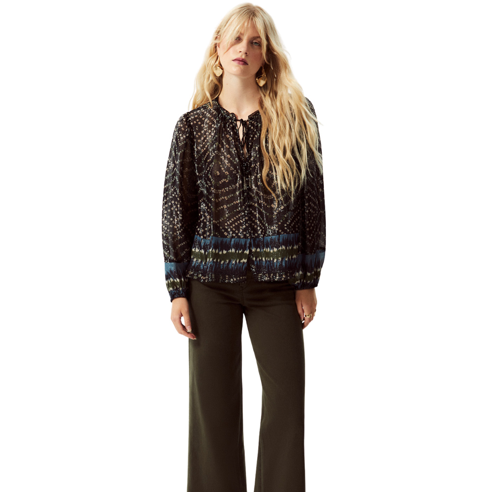 Sfera | Blusa Estampada Lurex para Dama
