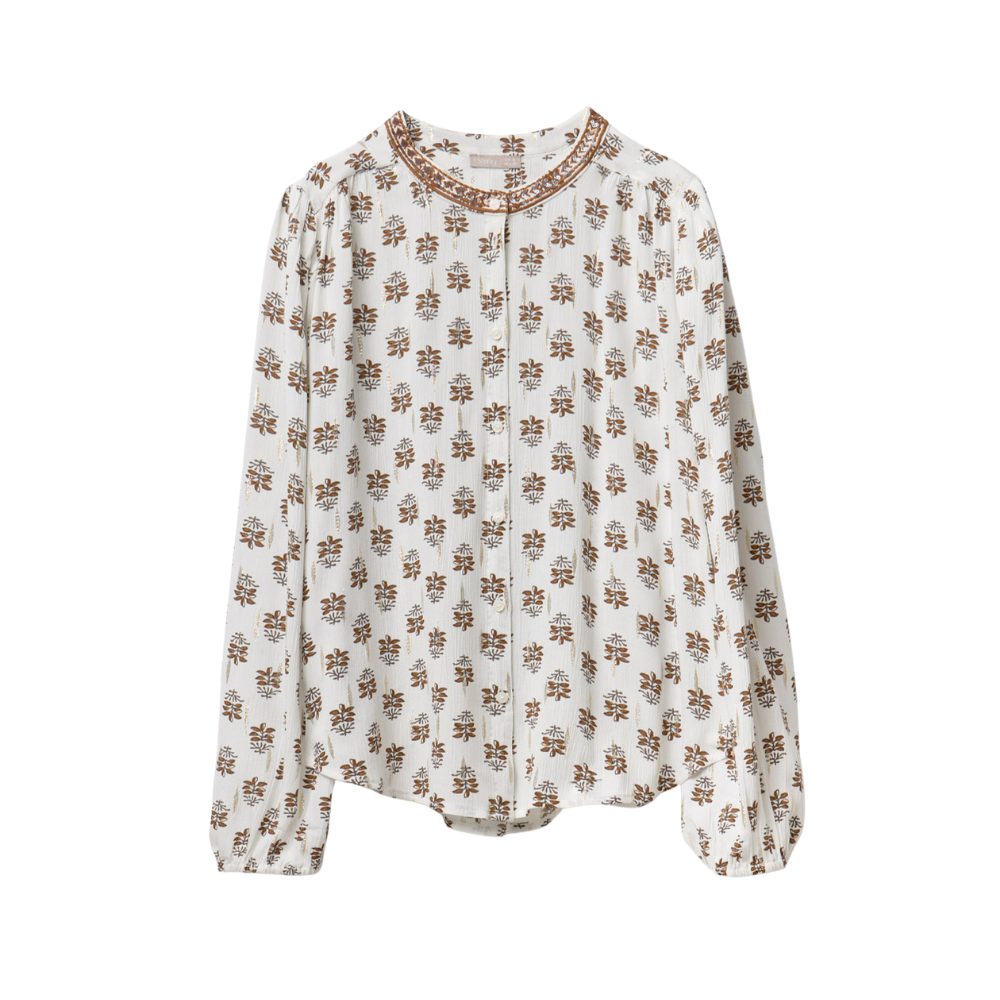 Sfera | Blusa con Estampado en Lurex para Dama