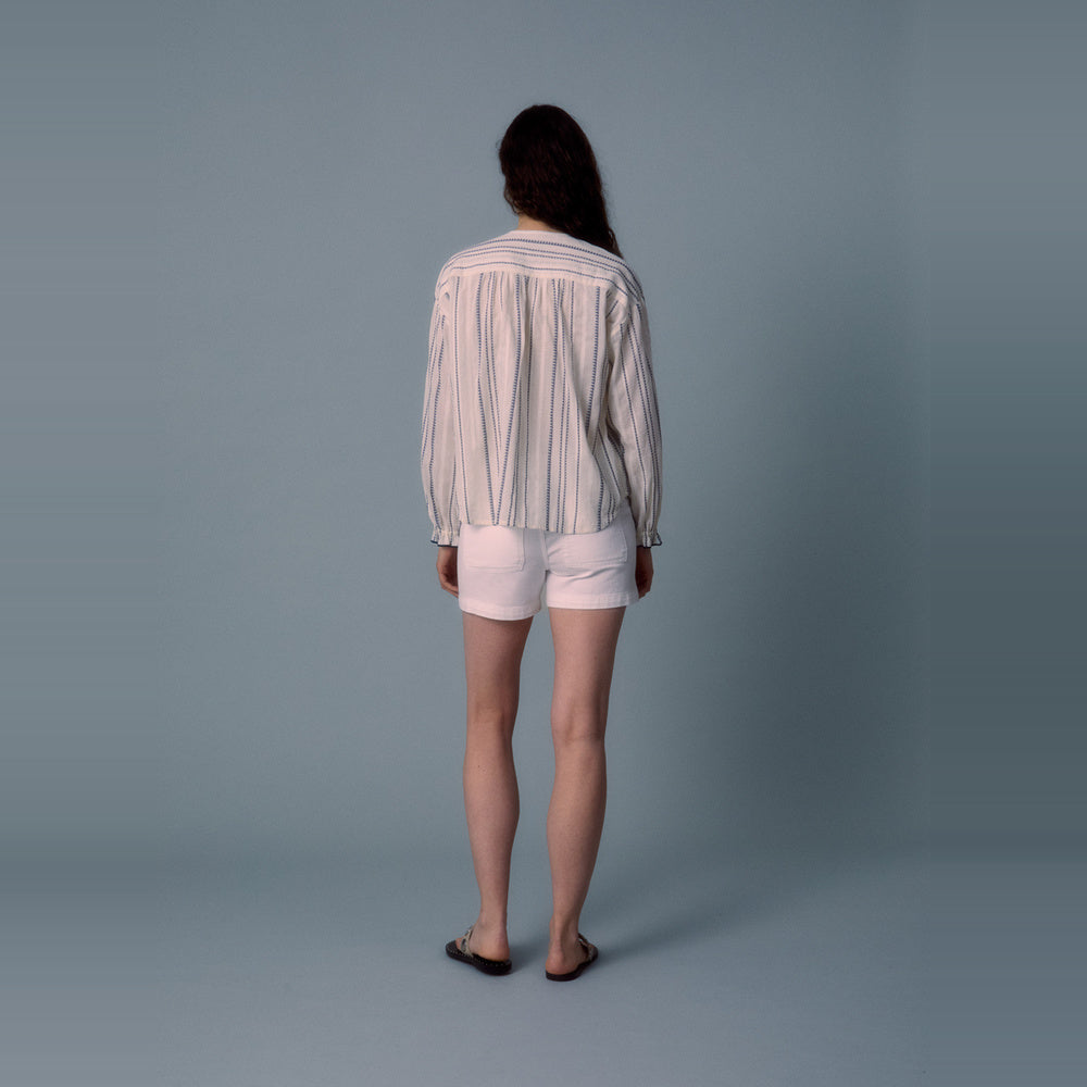 Sfera | Blusa Rústica con Bordado para Dama
