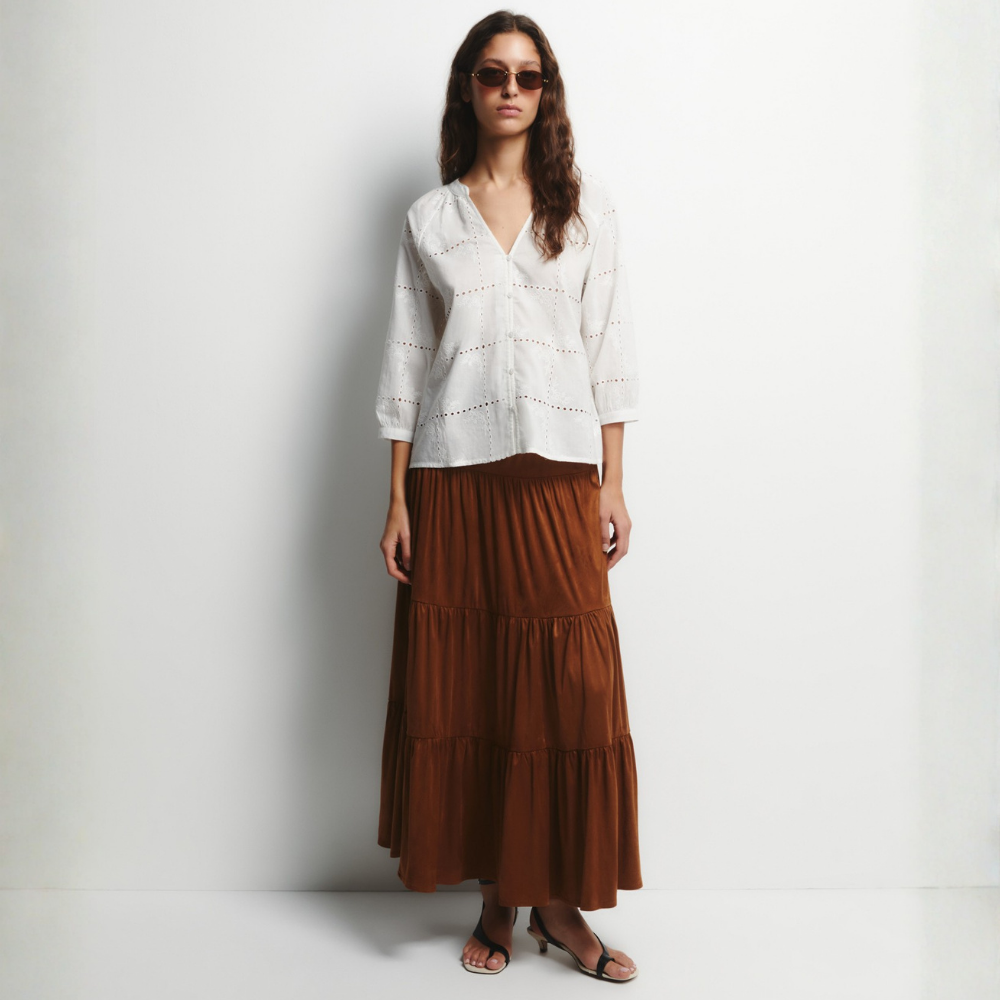 Sfera | Blusa Tipo Ranglan con Botones para Dama