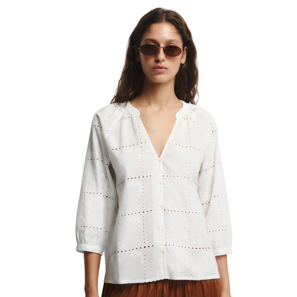 Sfera | Blusa Tipo Ranglan con Botones para Dama