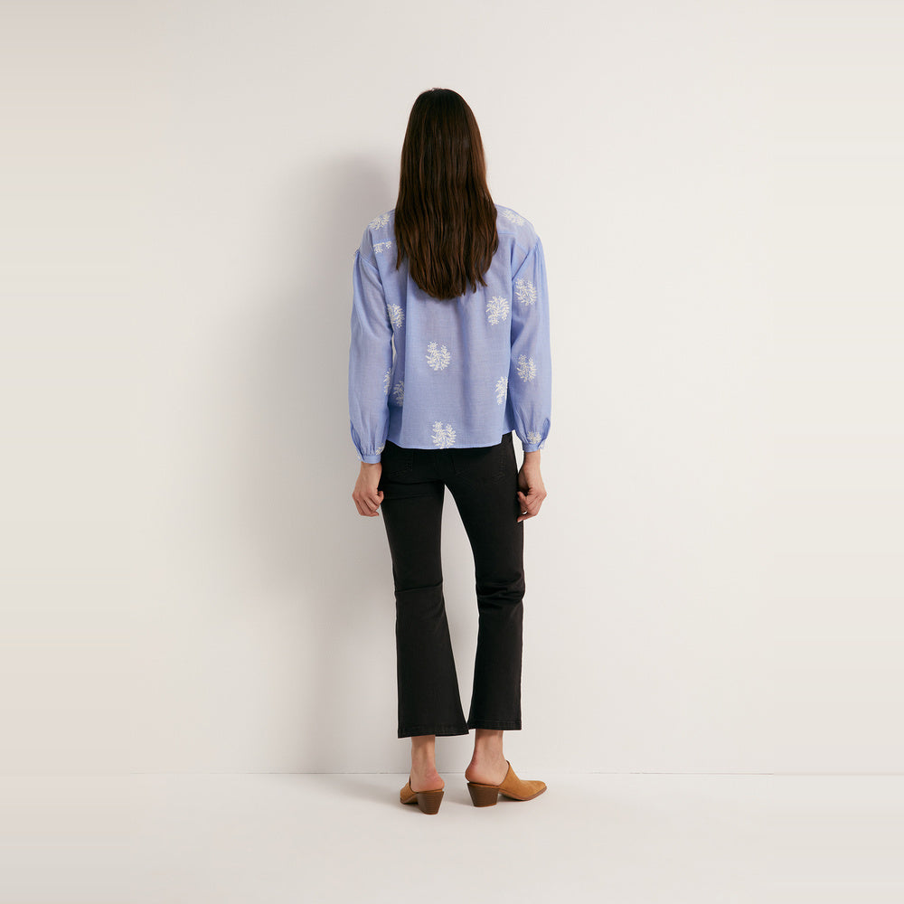 Sfera | Blusa Manga Larga con Detalles para Dama