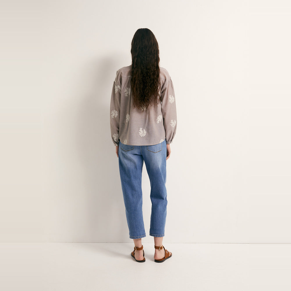 Sfera | Blusa Manga Larga con Detalles para Dama
