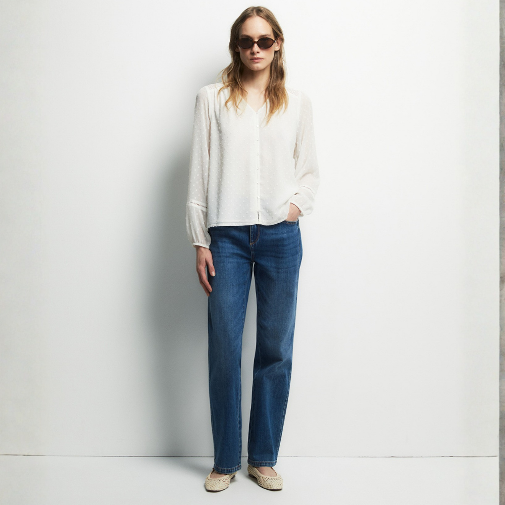 Sfera | Camisa Plumetti Botones para Dama
