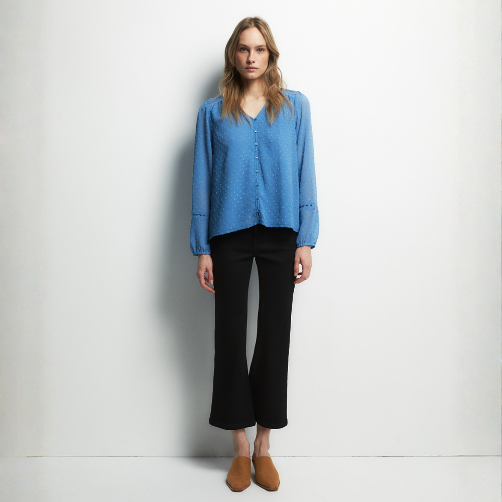 Sfera | Camisa Plumetti Botones para Dama